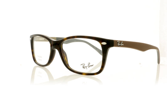 Ray-Ban 0RX5228 5545 Havana Glasses - Angle