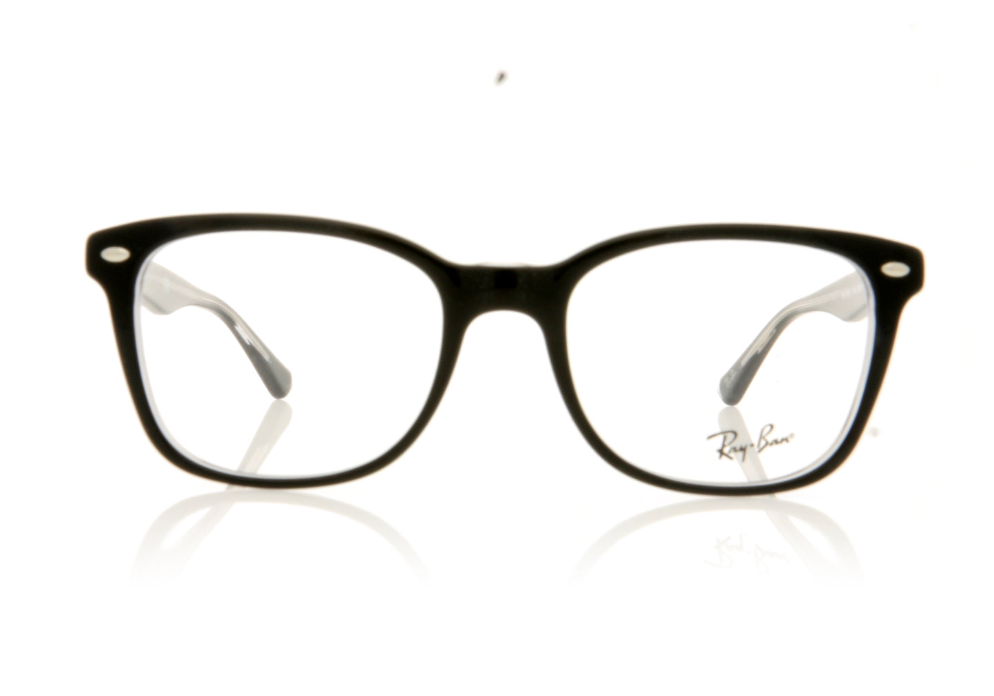 Ray-Ban 0RX5285 2034 Top Black On Transparent Glasses - Front