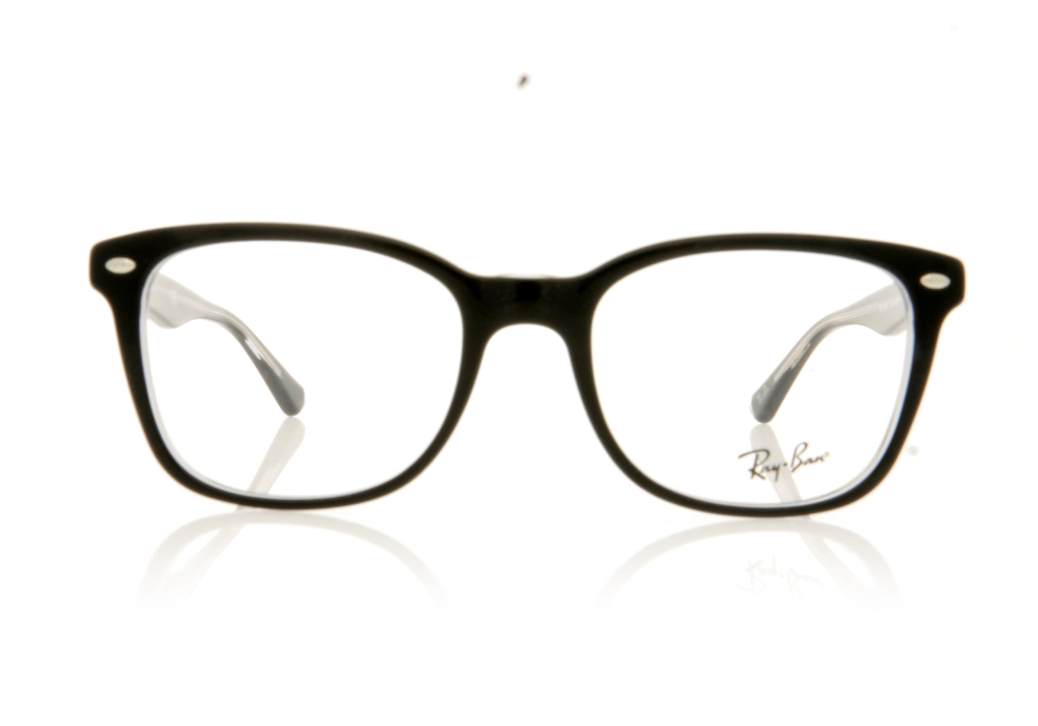 Ray-Ban 0RX5285 2034 Top Black On Transparent Glasses - Front