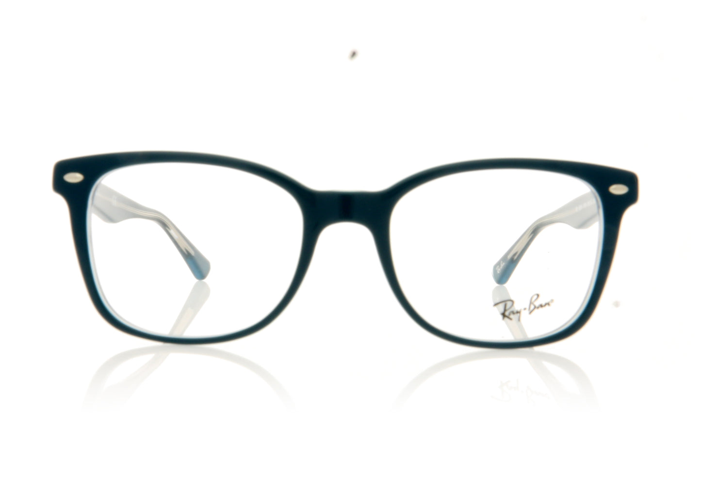 Ray-Ban 0RX5285 5763 Top Turquoise On Trasparent Glasses - Front