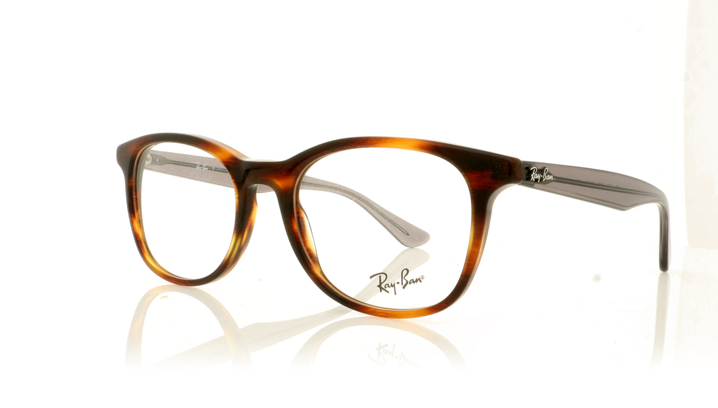Ray-Ban 0RX5356 5607 Shiny Havana Glasses - Angle