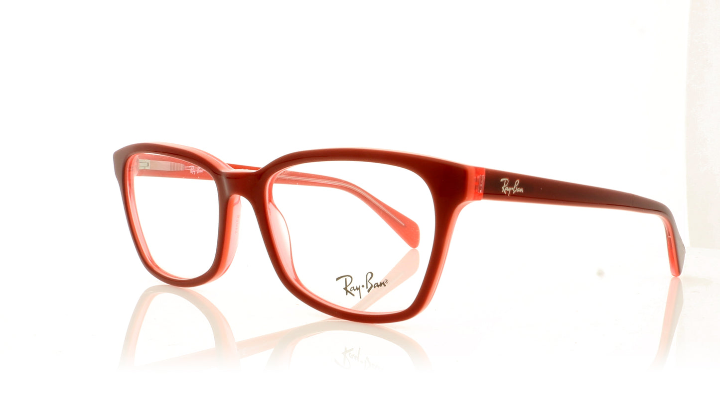 Ray-Ban 0RX5362 5777 Top Fuxia Glasses - Angle