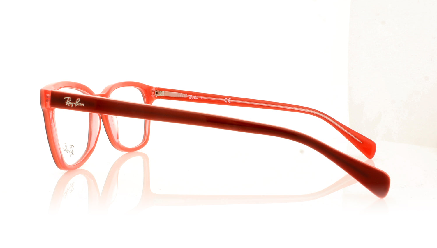 Ray-Ban 0RX5362 5777 Top Fuxia Glasses - Side