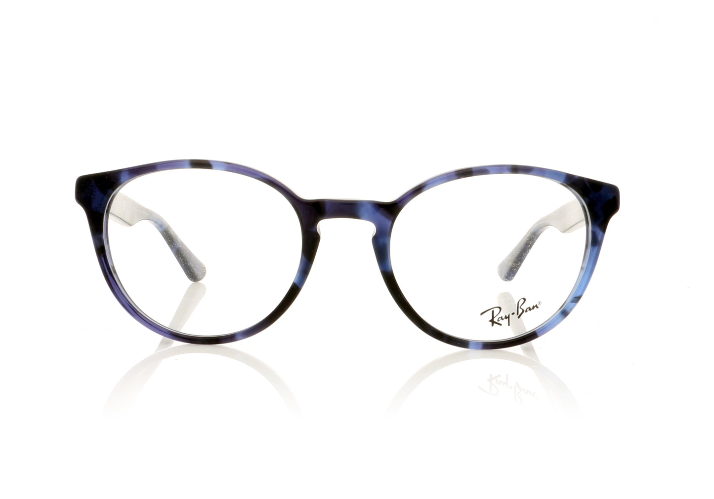Ray-Ban 0RX5380 5946 Havana Opal Blue Glasses - Front