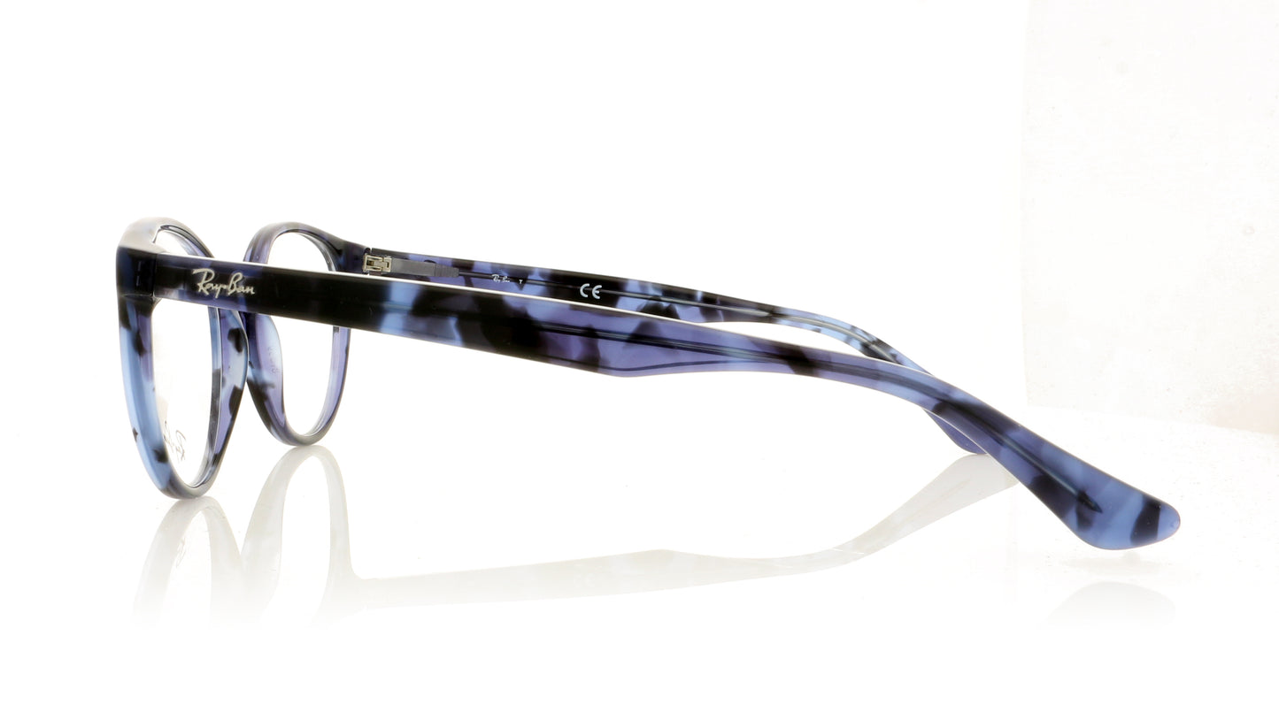 Ray-Ban 0RX5380 5946 Havana Opal Blue Glasses - Side