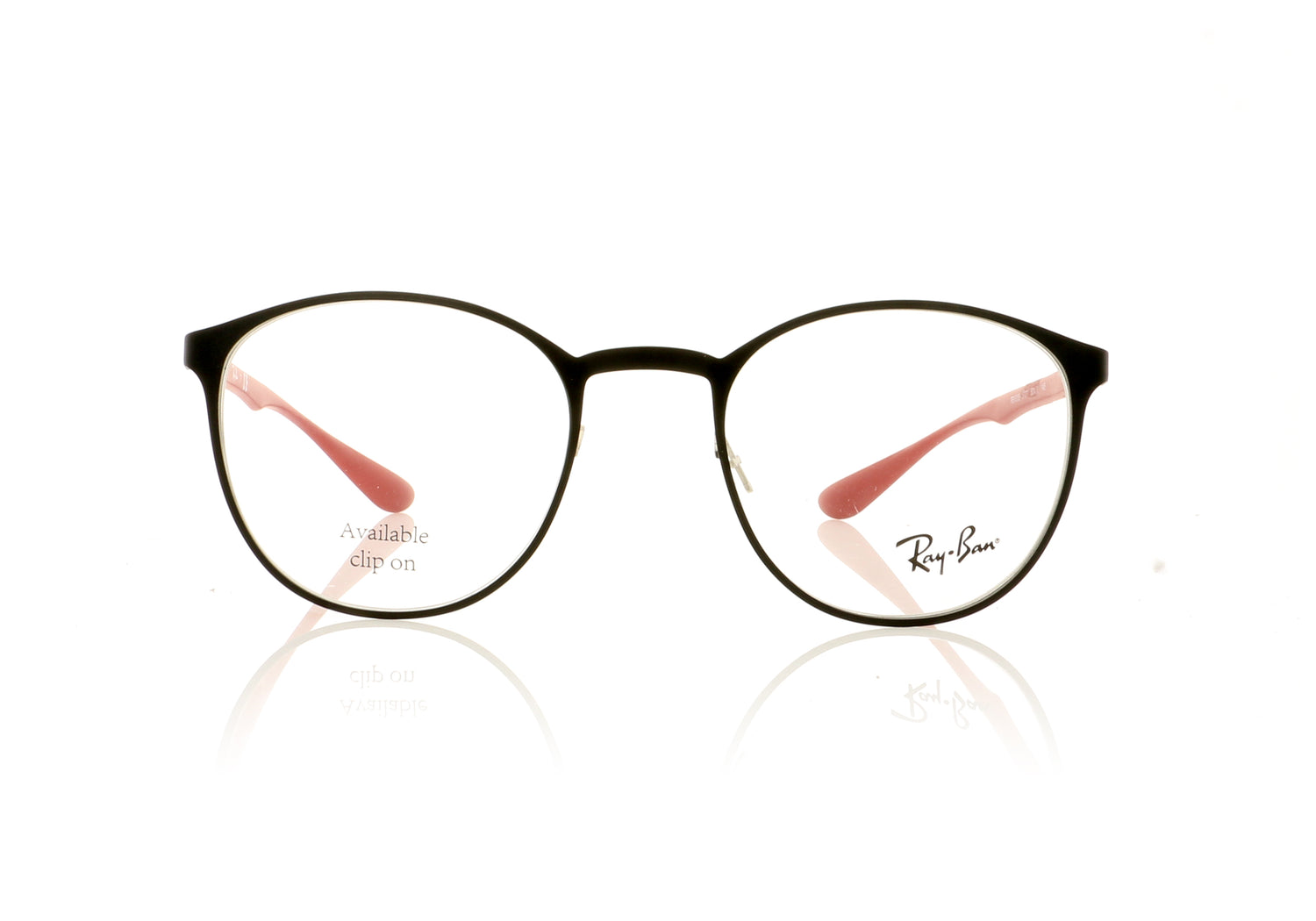 Ray-Ban 0RX6355 2997 Silver On Top Matte Black Glasses - Front