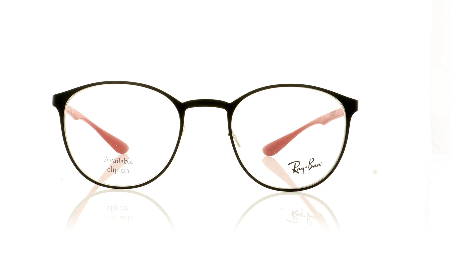 Ray-Ban 0RX6355 2997 Silver On Top Matte Black Glasses - Angle