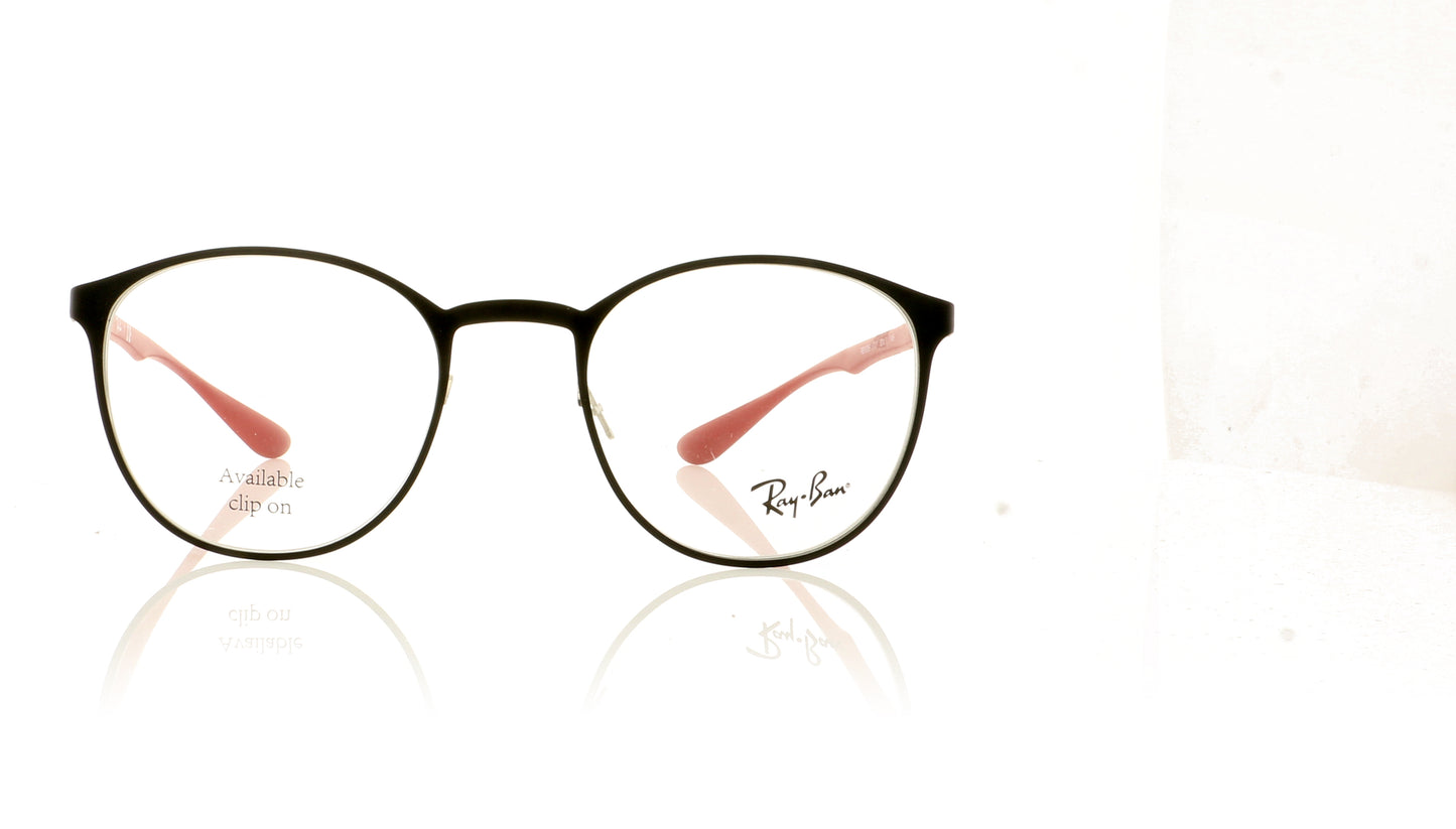Ray-Ban 0RX6355 2997 Silver On Top Matte Black Glasses - Side