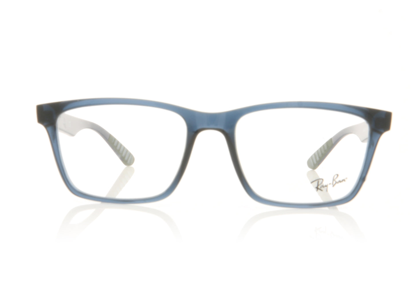 Ray-Ban 0RX7025 5796 Transparent Blue Glasses - Front