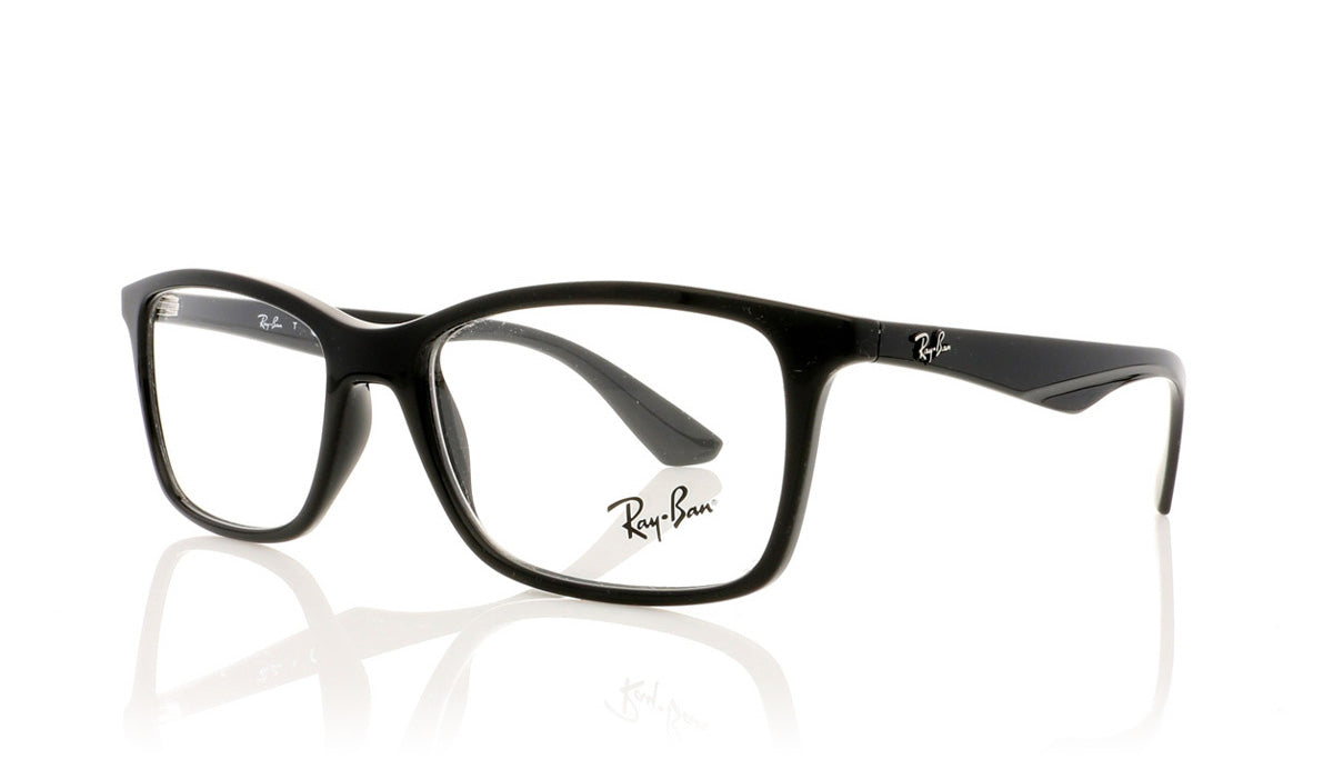 Ray-Ban 0RX7047 2000 Black Glasses - Angle