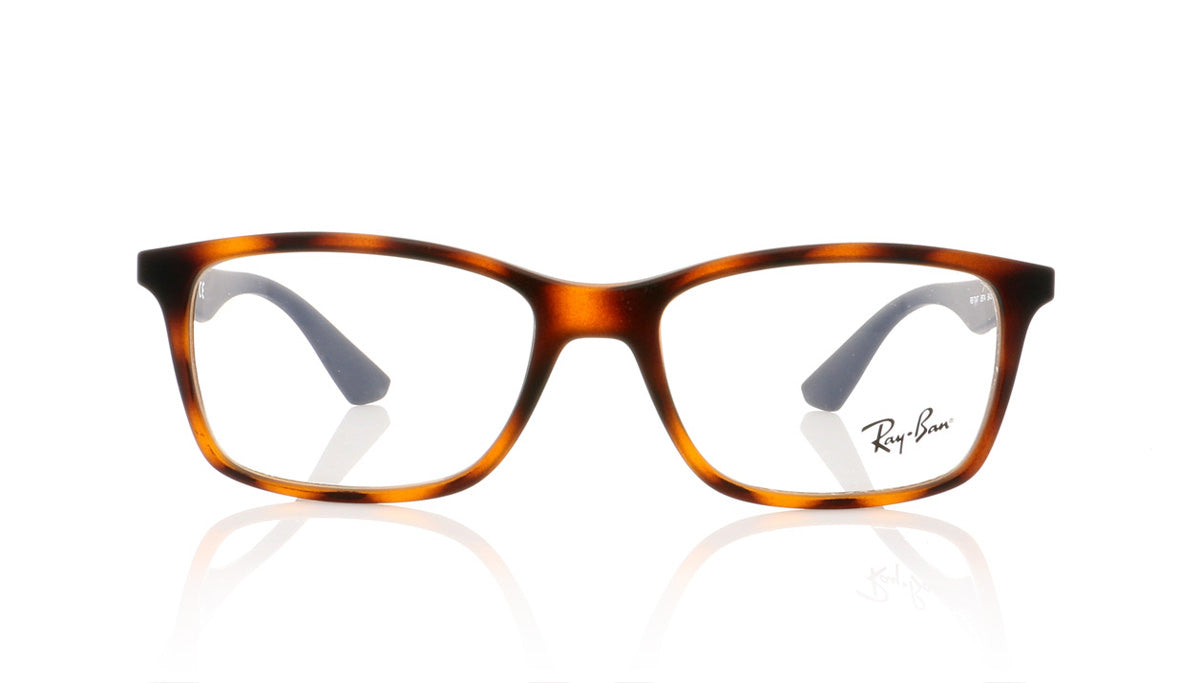 Ray-Ban 0RX7047 5574 Matte Light Havana Glasses - Front