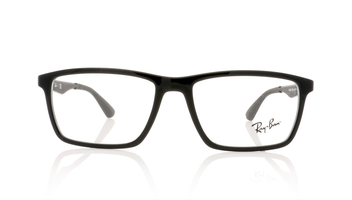 Ray-Ban 0RX7056 2000 Shiny Black Glasses - Front