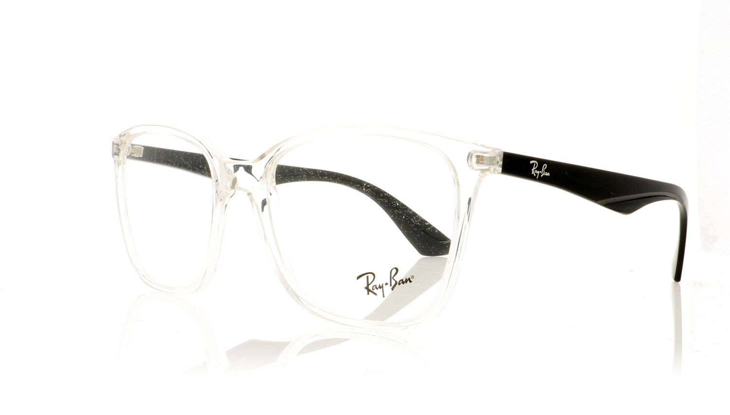 Ray-Ban 0RX7066 5943 Transparent Glasses - Angle