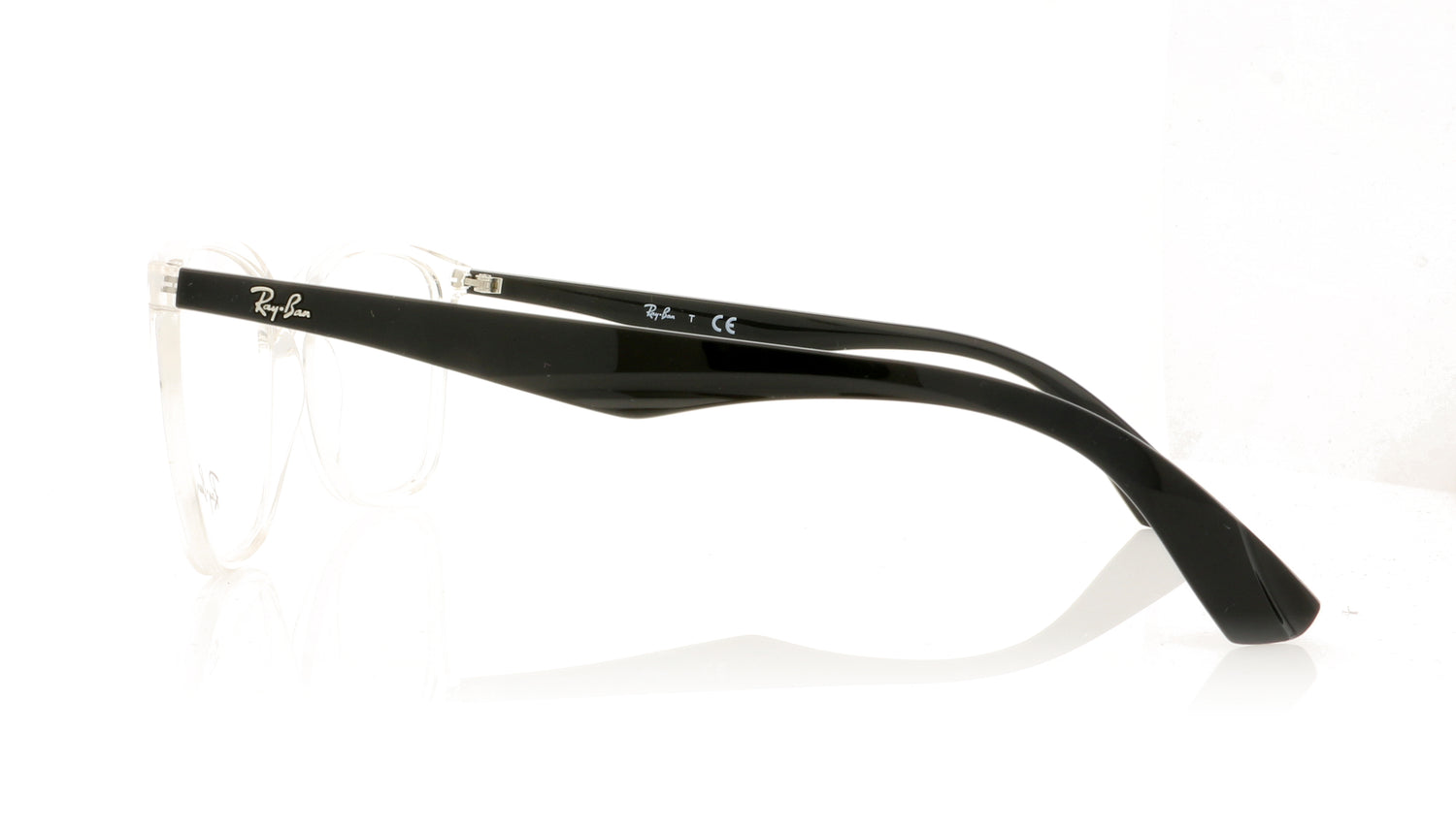 Ray-Ban 0RX7066 5943 Transparent Glasses - Side