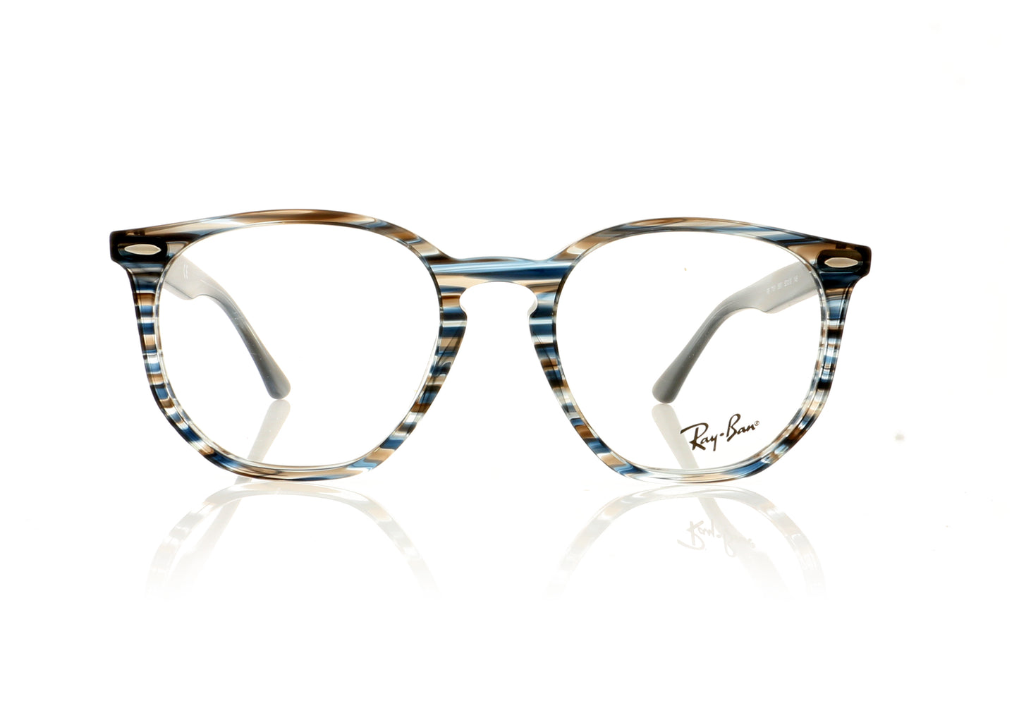 Ray-Ban Hexagonal 5801 Blue Glasses - Front