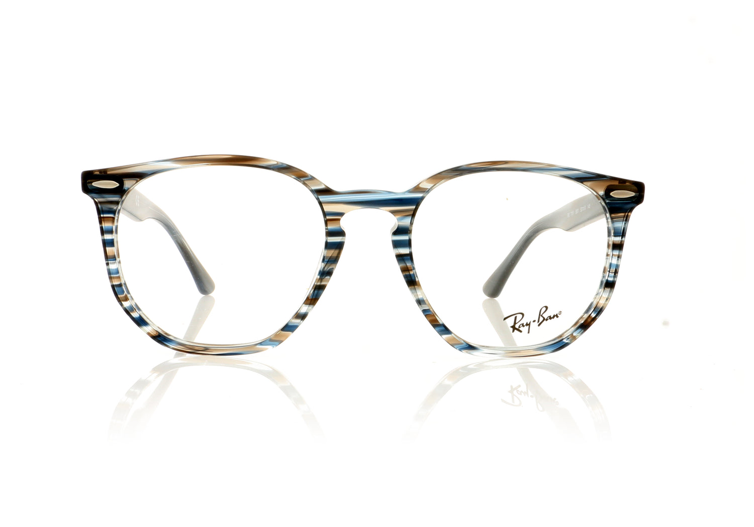 Ray-Ban Hexagonal 5801 Blue Glasses - Front