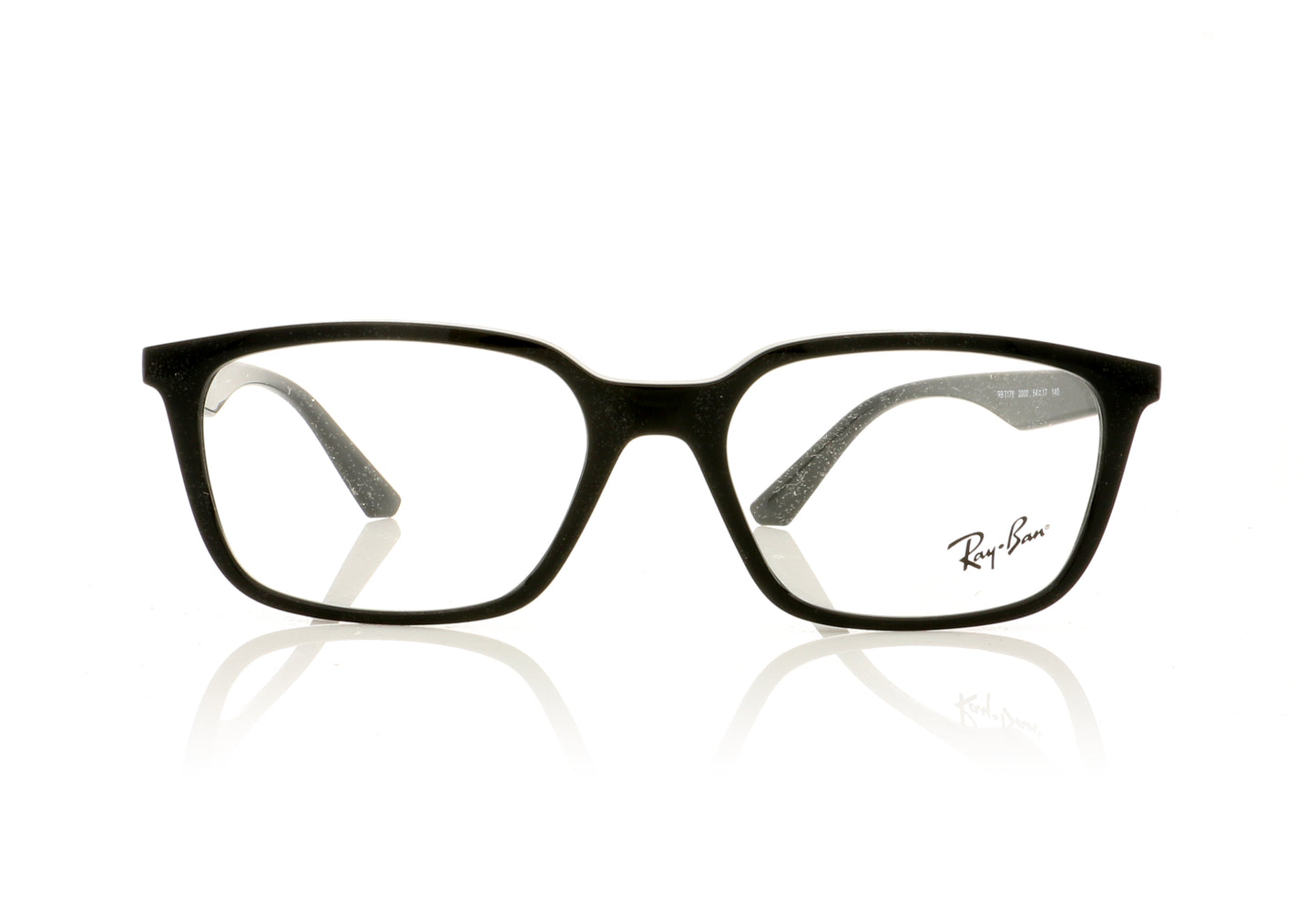 Ray-Ban 0RX7176 2000 Black Glasses - Front