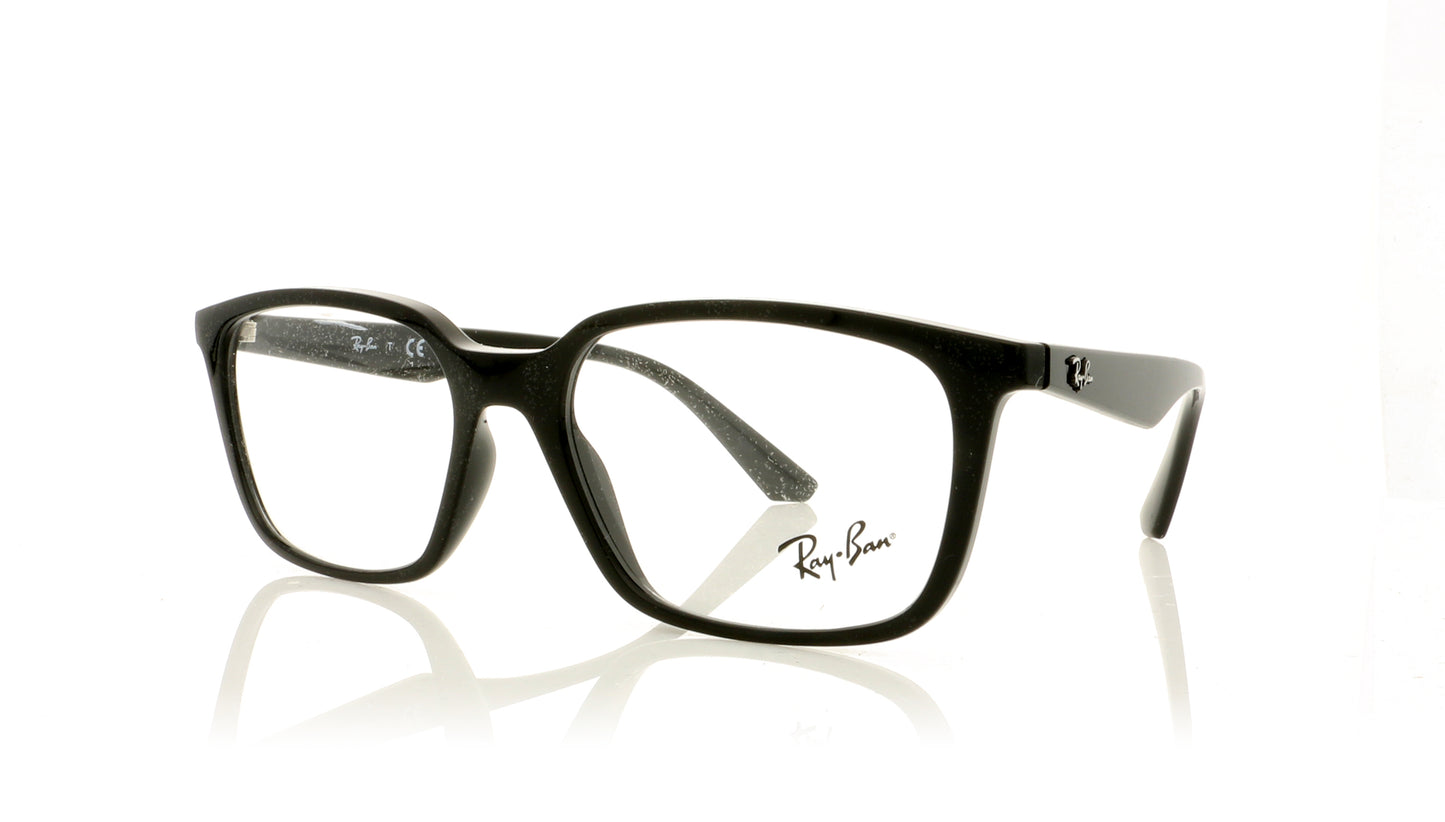 Ray-Ban 0RX7176 2000 Black Glasses - Angle