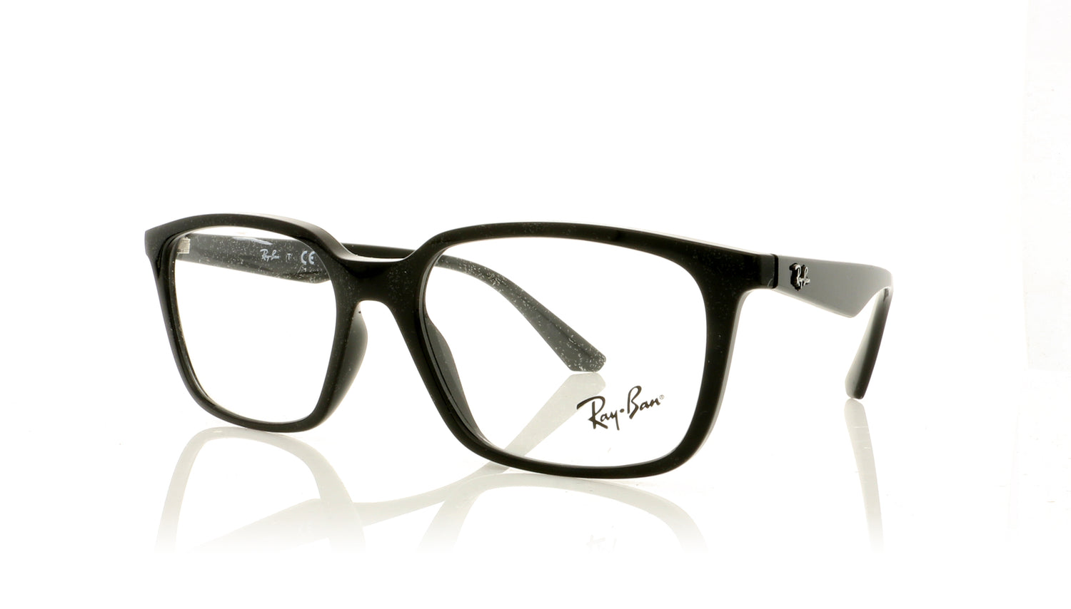 Ray-Ban 0RX7176 2000 Black Glasses - Angle