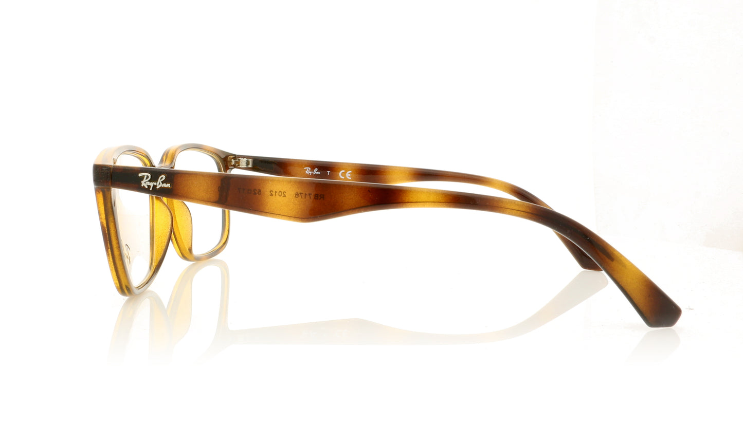 Ray-Ban 0RX7176 2012 Havana Glasses - Side