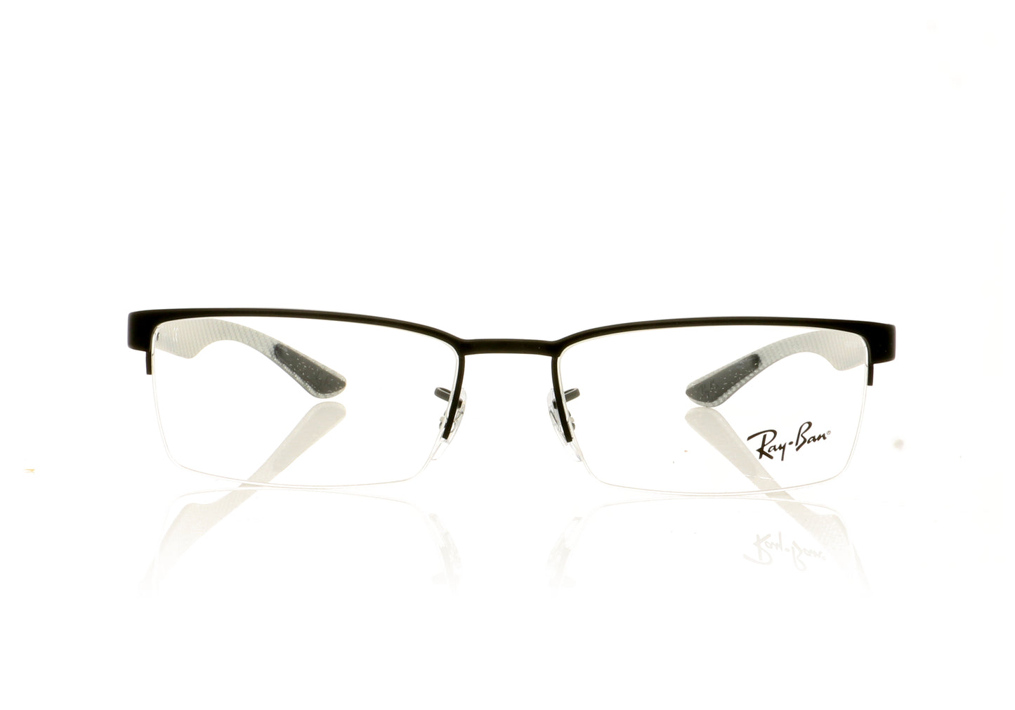 Ray-Ban 0RX8412 2503 Matte Black Glasses - Front