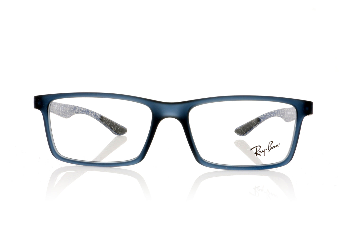 Ray-Ban 0RX8901 5262 Demi Gloss Blue Glasses - Front