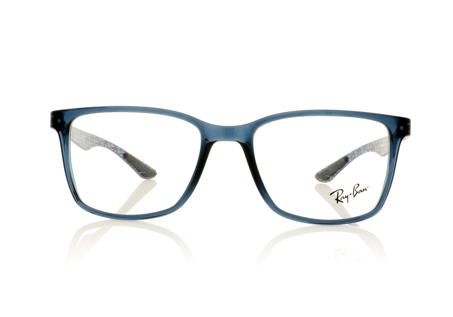 Ray-Ban 0RX8905 5844 Transparent Blue Glasses - Front