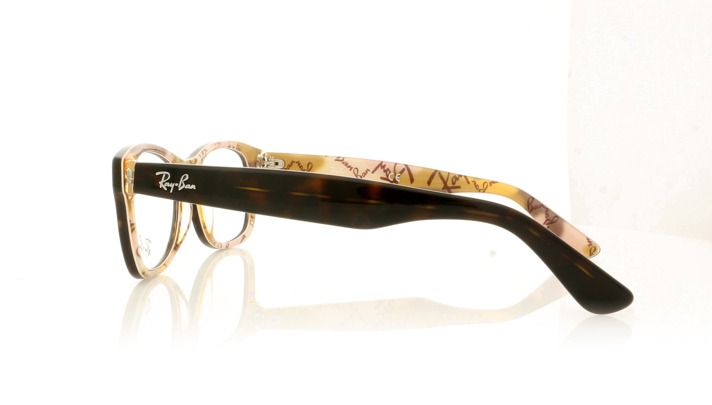 Ray-Ban 0RY1528 3802 Havana On Texture Pink Brown Glasses - Side
