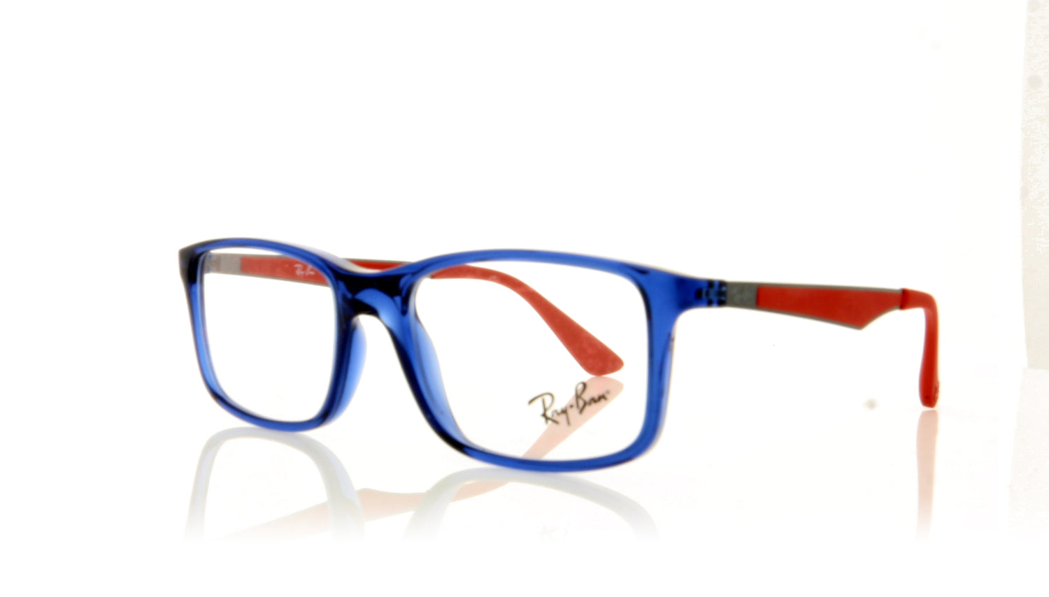 Ray-Ban 0RY1570 3721 Transparent Blue Glasses - Angle