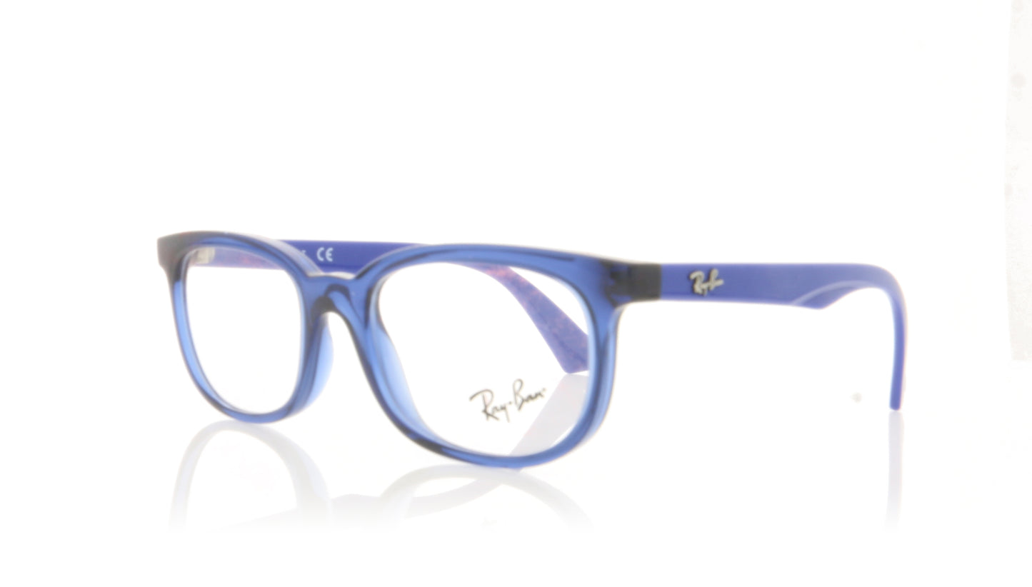 Ray-Ban 0RY1584 3686 Transparent Blue Glasses - Angle