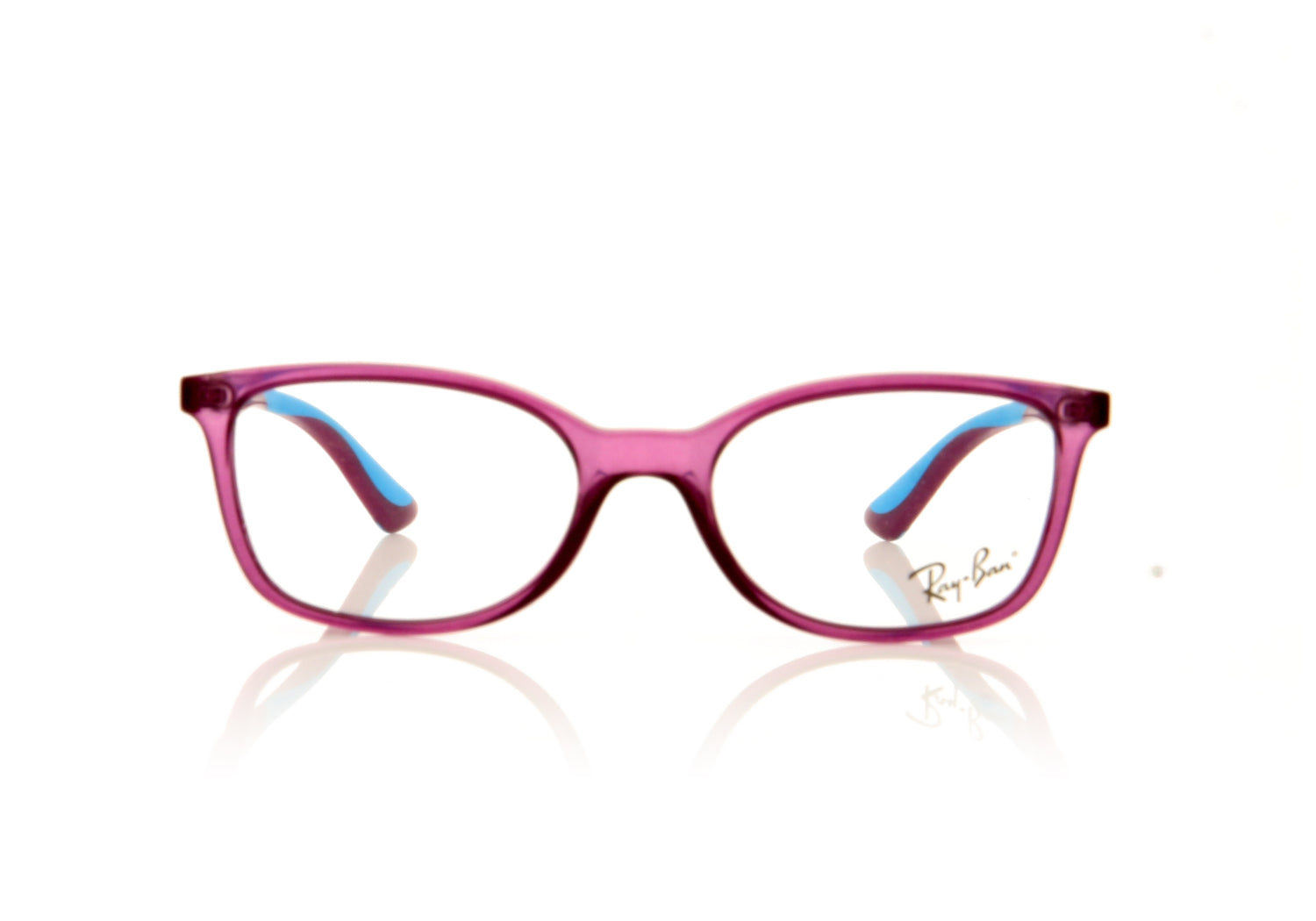 Ray-Ban 0RY1586 3776 Transparent Violet Glasses - Front