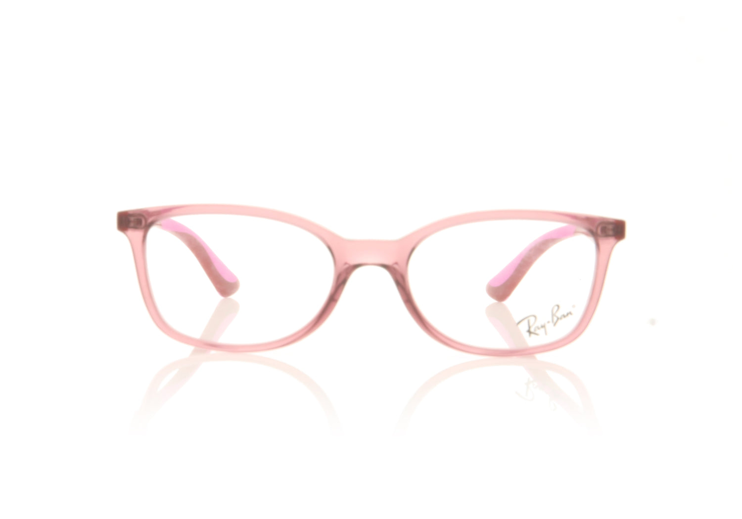Ray-Ban 0RY1586 3777 Transparent Red Glasses - Front