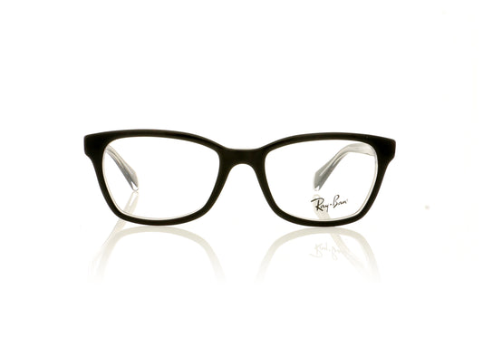 Ray-Ban 0RY1591 3529 Top Black On Transparent Glasses - Front