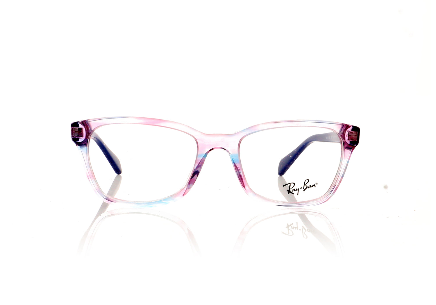 Ray-Ban 0RY1591 3807 Violet Stripped Multicolor Glasses - Front
