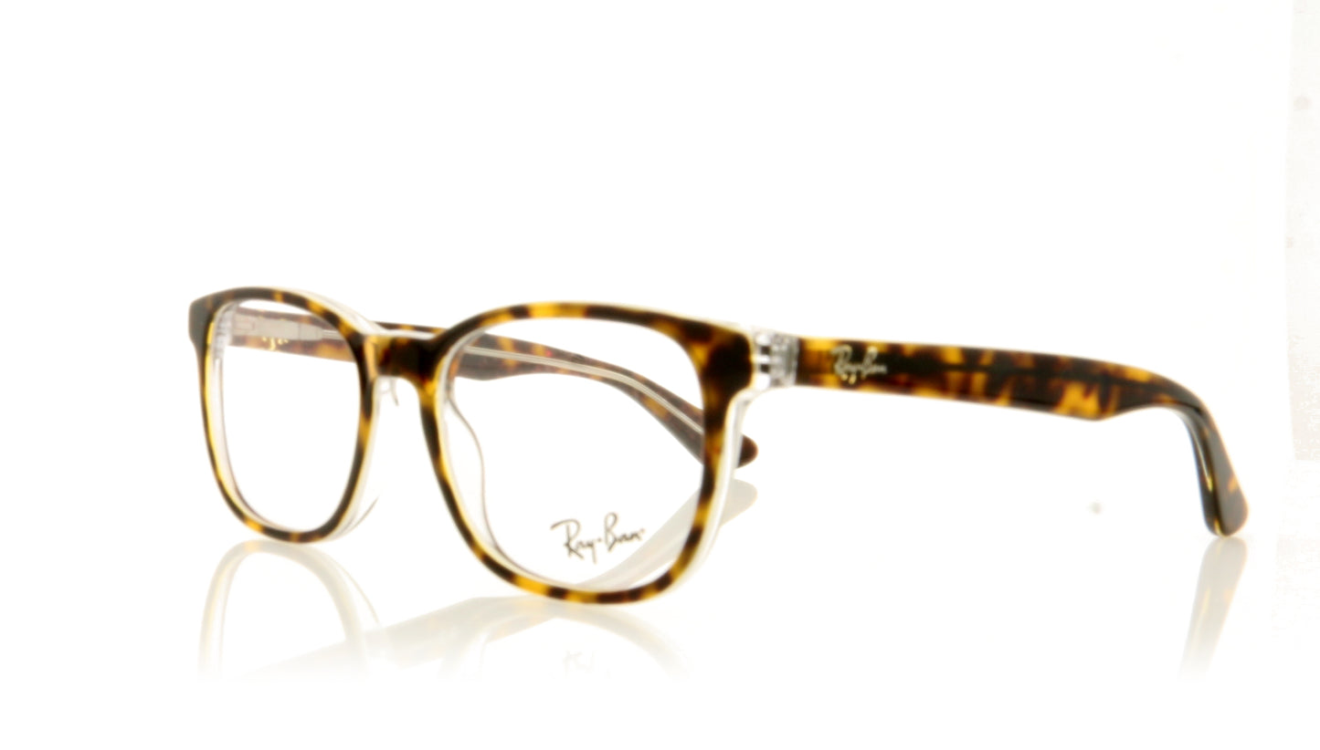 Ray-Ban 0RY1592 3805 Top Havana On Trasparent Glasses - Angle