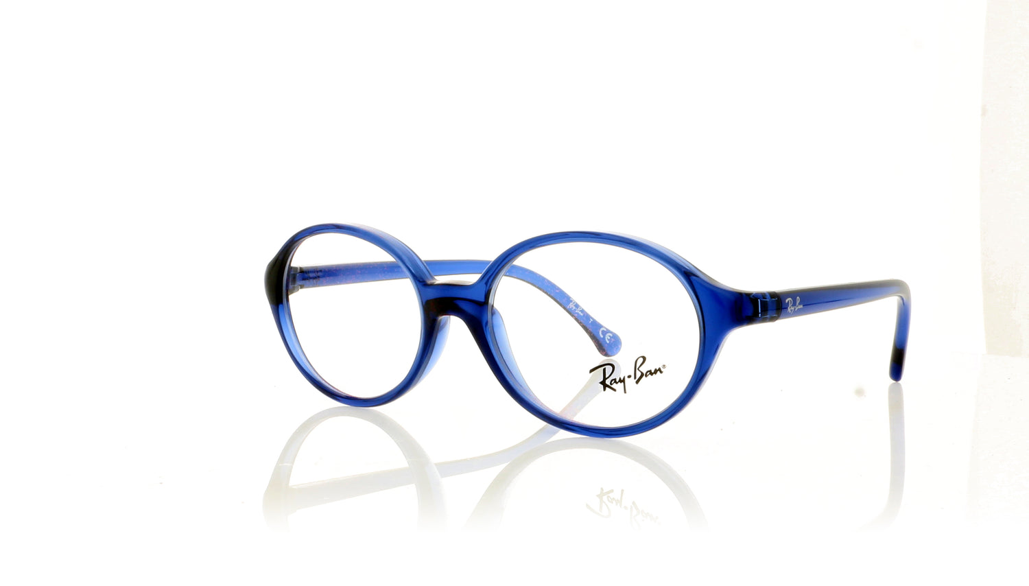 Ray-Ban 0RY1901 3834 Transparent Blue Glasses - Angle