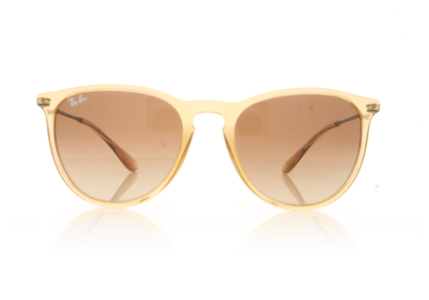 Ray-Ban 0RB4171 Erika 651413 Transparent Light Brown Sunglasses - Front