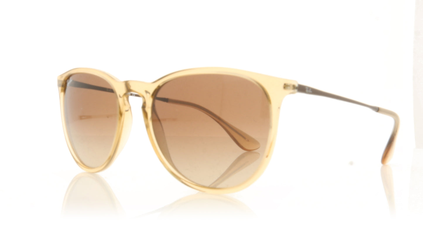 Ray-Ban 0RB4171 Erika 651413 Transparent Light Brown Sunglasses - Angle