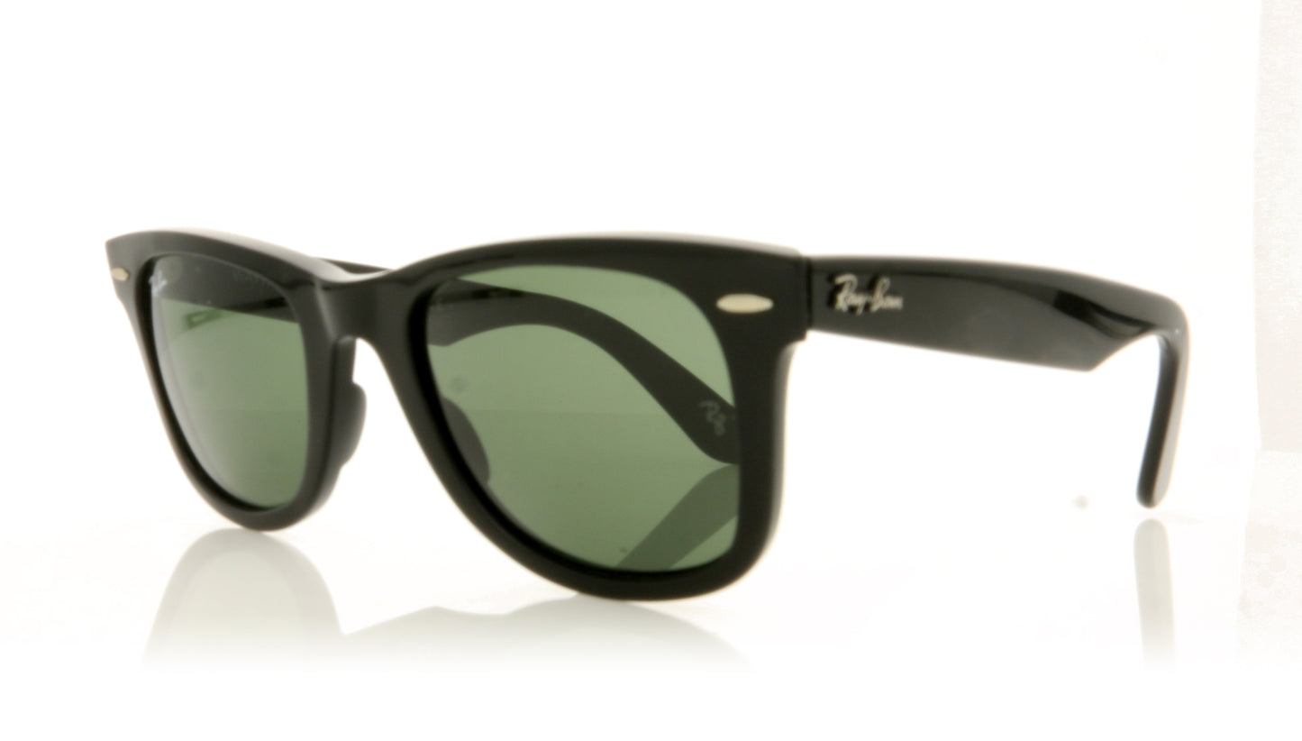 Ray-Ban RB2140 901 Black Sunglasses - Angle