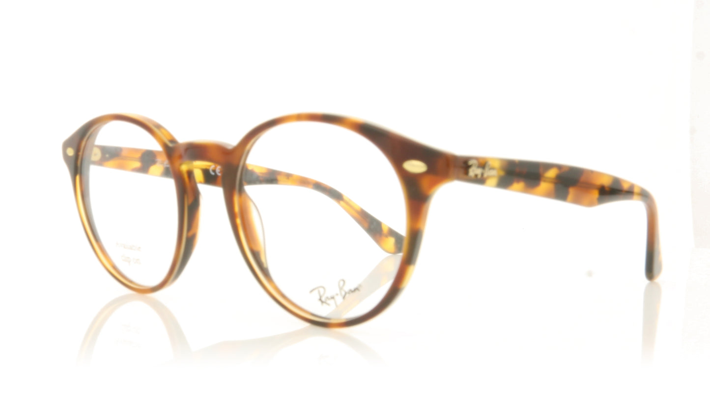 Ray-Ban RB2180V 5675 Havana Glasses - Angle