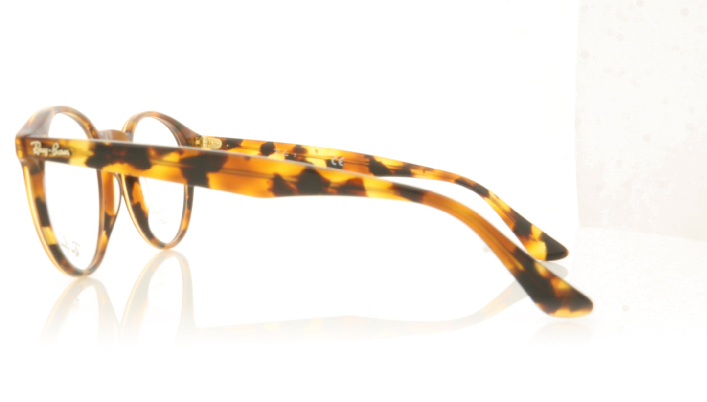 Ray-Ban RB2180V 5675 Havana Glasses - Side