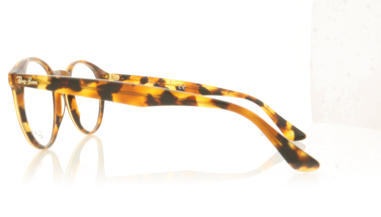 Ray-Ban RB2180V 5675 Havana Glasses - Side