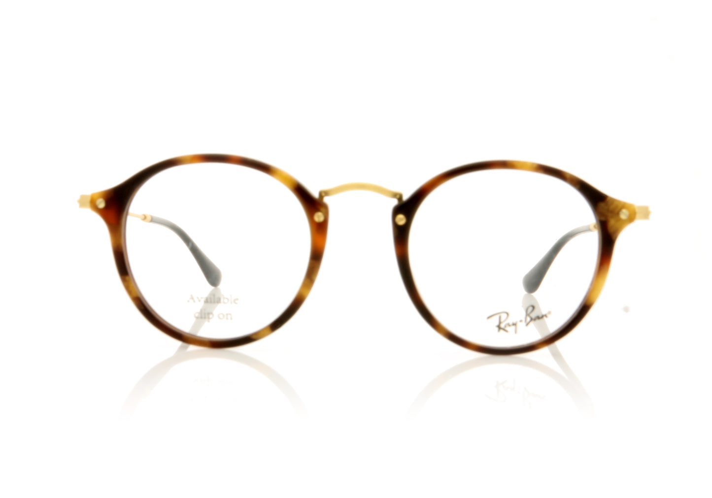 Ray-Ban RB2447V 5494 Havana Gold Glasses - Front