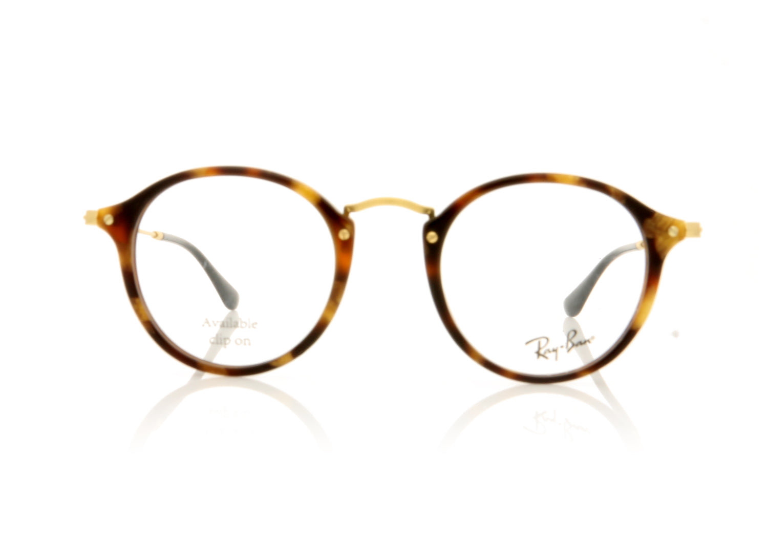 Ray-Ban RB2447V 5494 Havana Gold Glasses - Front