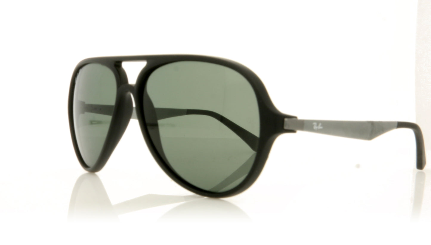Ray-Ban RB4235 601 Matt Black Sunglasses - Angle