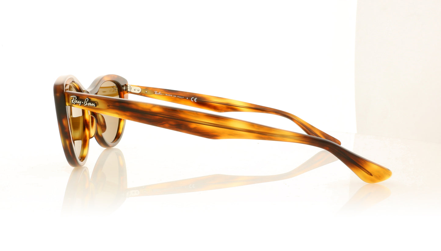 Ray-Ban Nina RB4314-N 954/33 Stripped Brown Sunglasses - Side