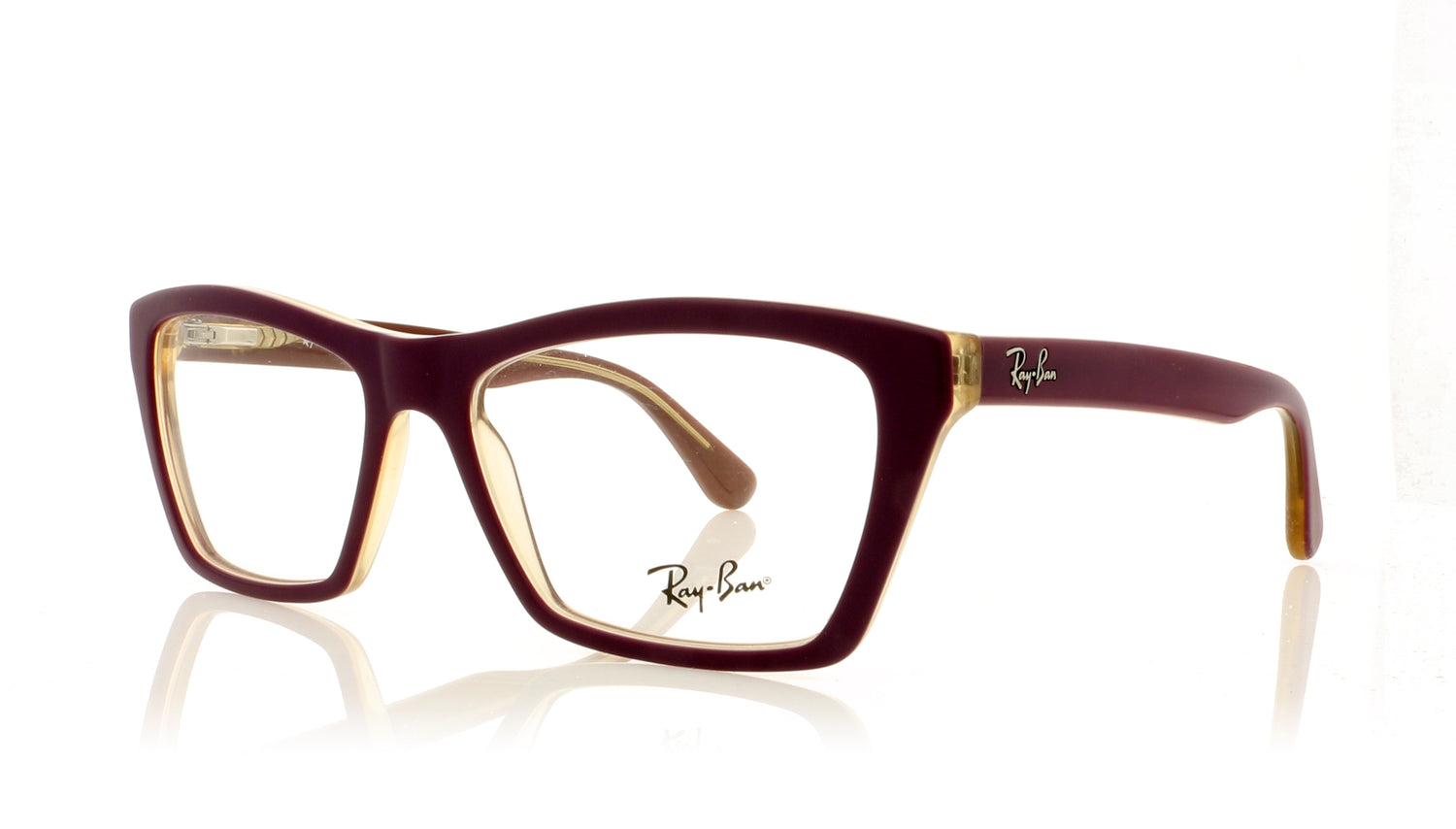 Ray-Ban RB5316 5390 Purple Glasses - Angle