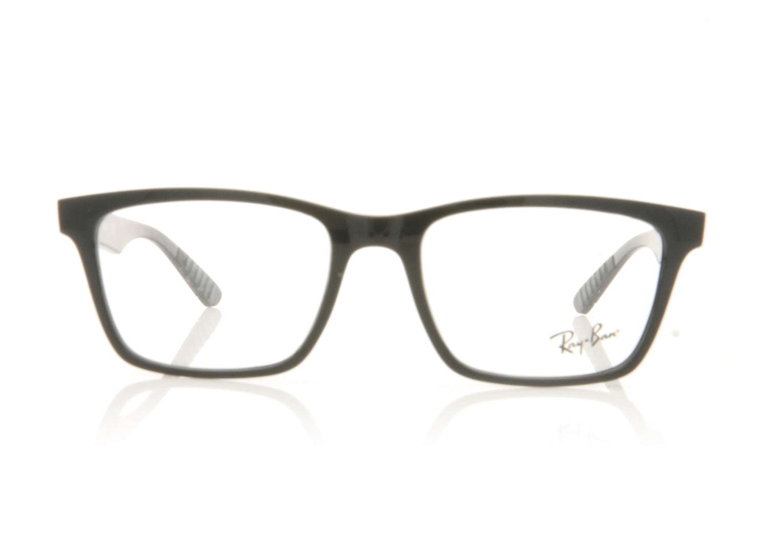 Ray-Ban RB7025 2000 Shiny Black Glasses - Front