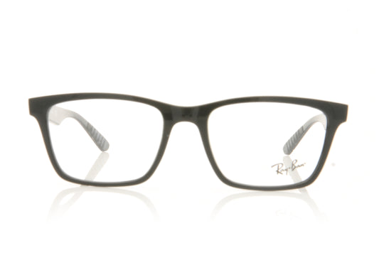 Ray-Ban RB7025 2000 Shiny Black Glasses - Front