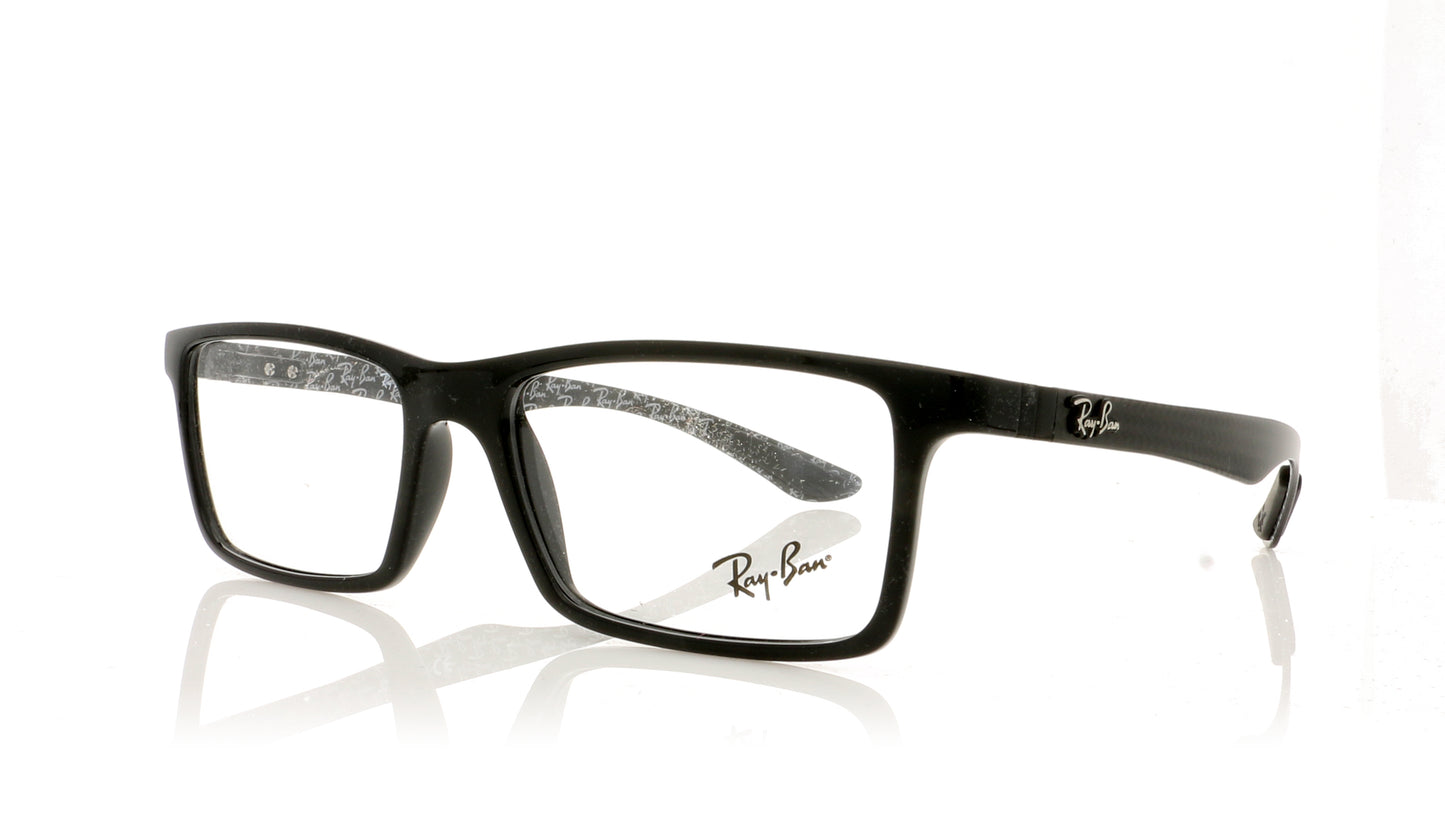 Ray-Ban 0RX8901 RB 8901 5843 Black Glasses - Angle